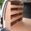 T-Mech 11m2 Anthrazit Van Lining Teppich Super Stretch mit Kleber &amp; VW Caddy Racking 4