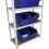 MonsterShop 5-tier White Racking Units Heavy Duty Storage Shelf Garage Warehouse Shed 4