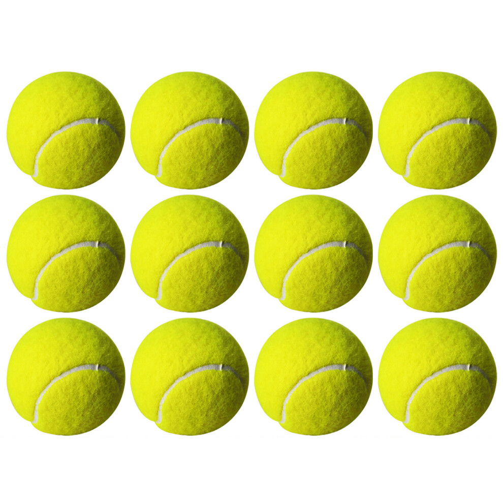 (ECO PACK ( 12 x TENNIS BALLS )) TENNIS BALLS Outdoor SPORTS CRICKET Dog Training