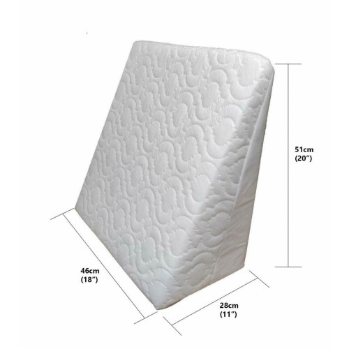 Orthopedic Bed Wedge Pillow with Quilted Cover Foam Support Pillow 1