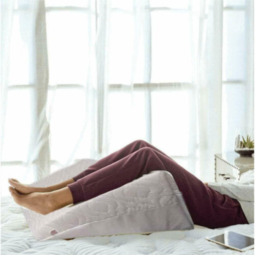 Orthopedic Bed Wedge Pillow with Quilted Cover Foam Support Pillow 2
