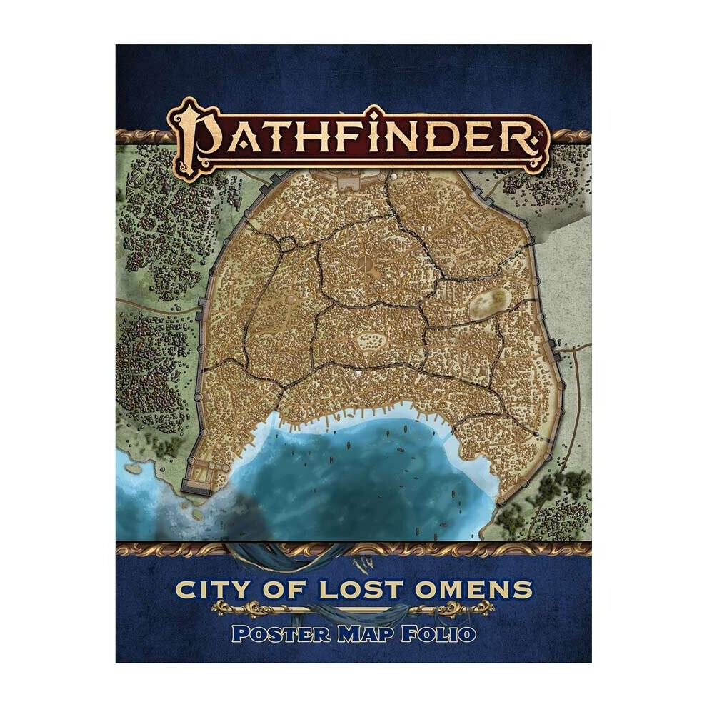 Asmodee Pathfinder Lost Omens: City Of Lost Omens Poster Map Folio (P2)