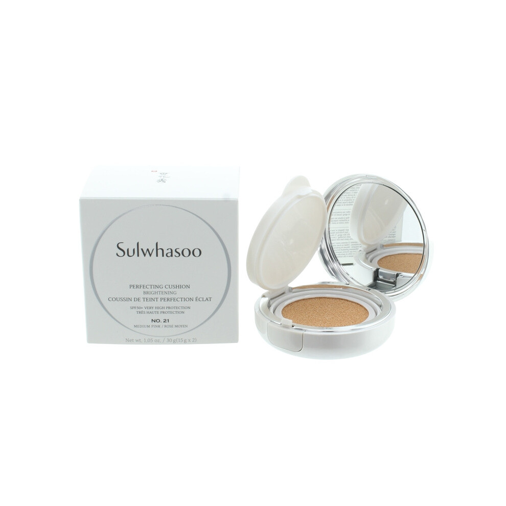 Sulwhasoo Pink Perfecting Cushion Brightening No.21 Medium 2 X 15G