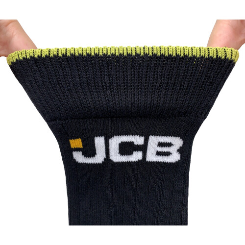 JCB 3PK HIGH VIS BOOT SOCKS HIGH VIS 2