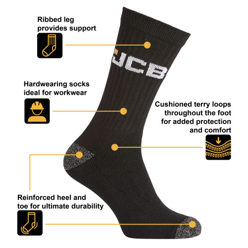 JCB 8PK APPAREL BUMPER PACK BLACK 1