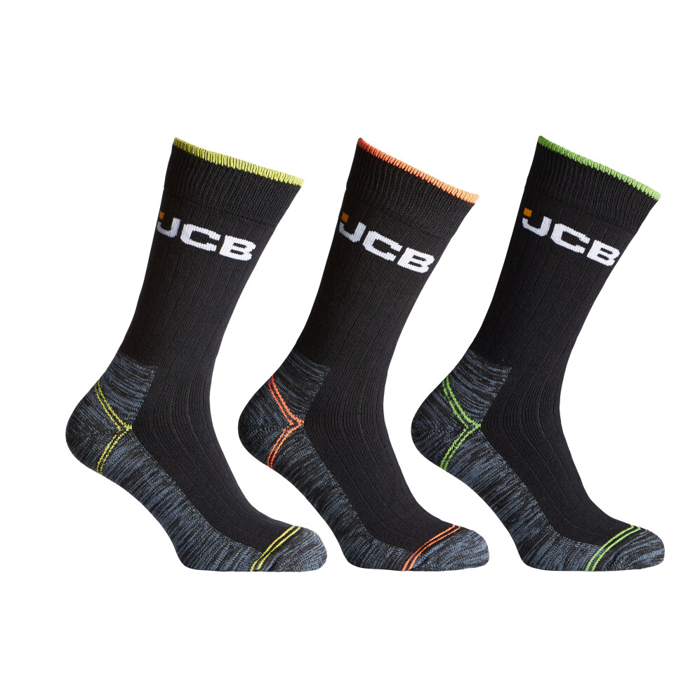 Jcb 3Pk High Vis Boot Socks High Vis Not,Specified
