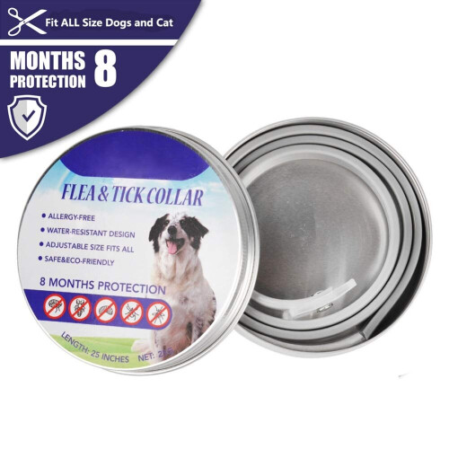 Flea and Tick Collar 8 Month Protection Adjustable for Small Medium Large Dogs 2