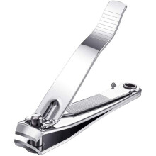 Nail Clipper, Made with Heavy Duty Stainless Steel, Suitable for Thick Fingernail Toenail Men Women (Silver 1 Pack)