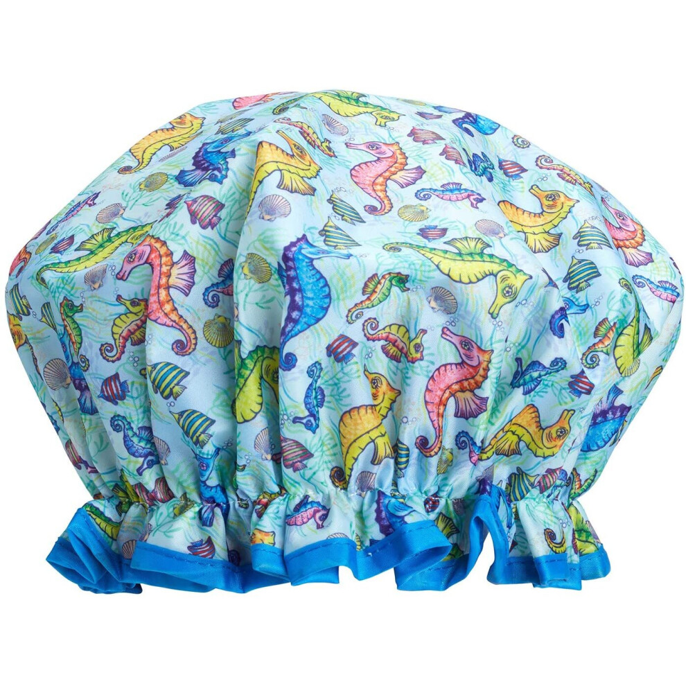 Bodylife Seahorse Double Layered Shower Cap