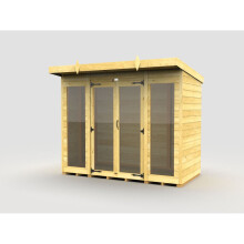 Pent Summer House 8ft x 4ft (Full Height Window) Fast & Free 2-5 Nationwide Delivery