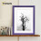 (A3 Pic (A2 Frame)) Purple Picture Frame / LW Style Wall Art Frame / Modern Photo Frames With White Mount 1