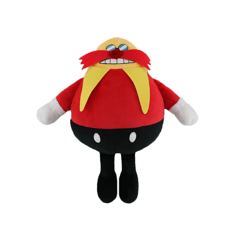 (Dr. Eggman #2) Sonic The Hedgehog Super Sonic Knuckles Plush Doll Toy Kids Gifts