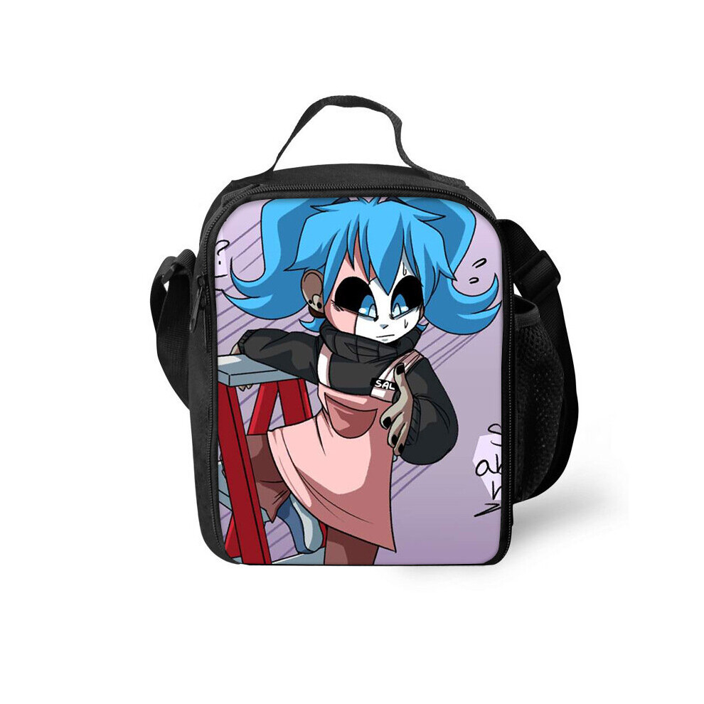 (05) Sally Face Game Surrounding Stupid Face Outdoor Lunch Bag Kids Amazon Lunch Bag