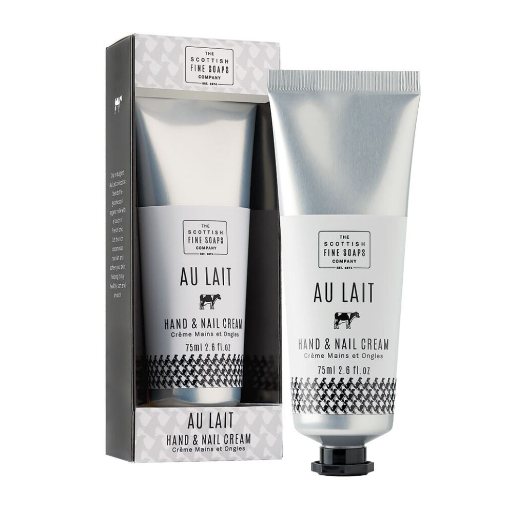 Au Lait Hand & Nail Cream 75ml by Scottish Fine Soaps