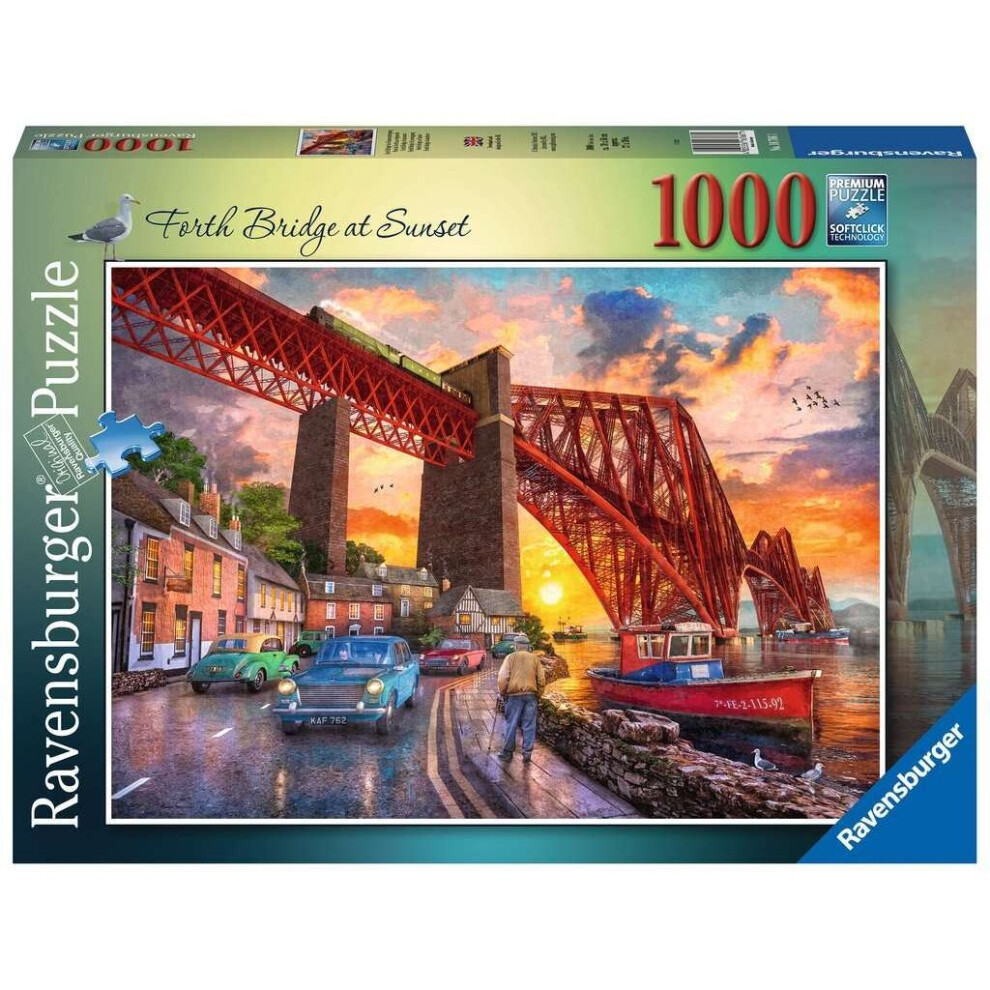 Forth Bridge Sunset 1000pc Jigsaw by Ravensburger