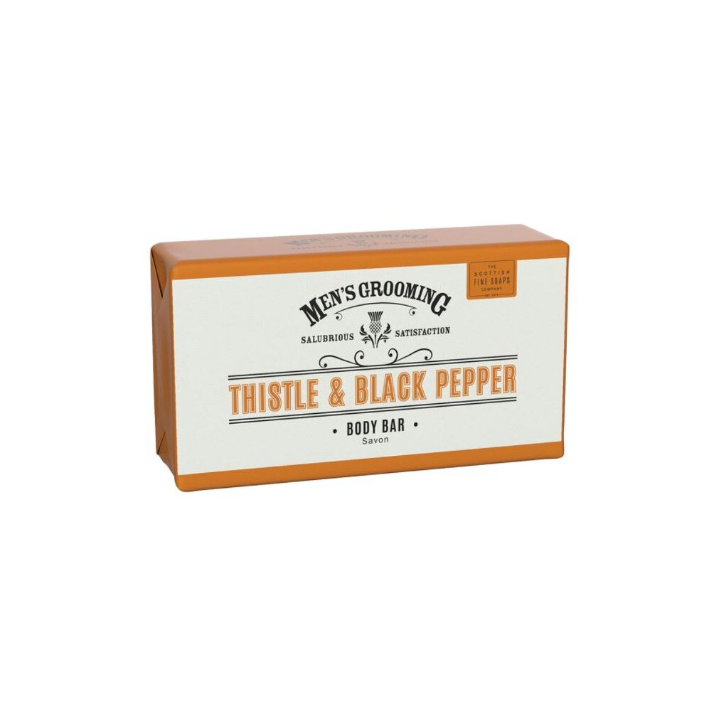 Thistle & Black Pepper 220g Body Bar by Scottish Fine Soaps
