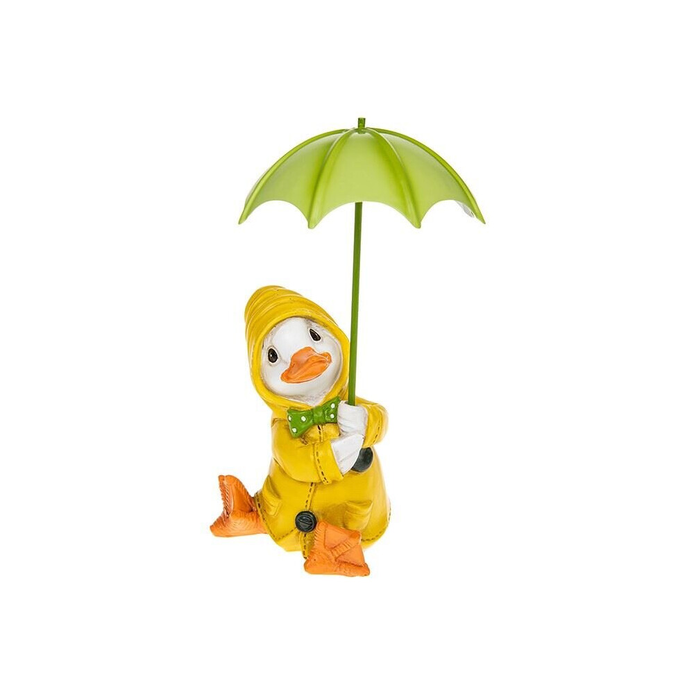 Puddle Duck Yellow Coat Brolly Ornament by Shudehill Giftware