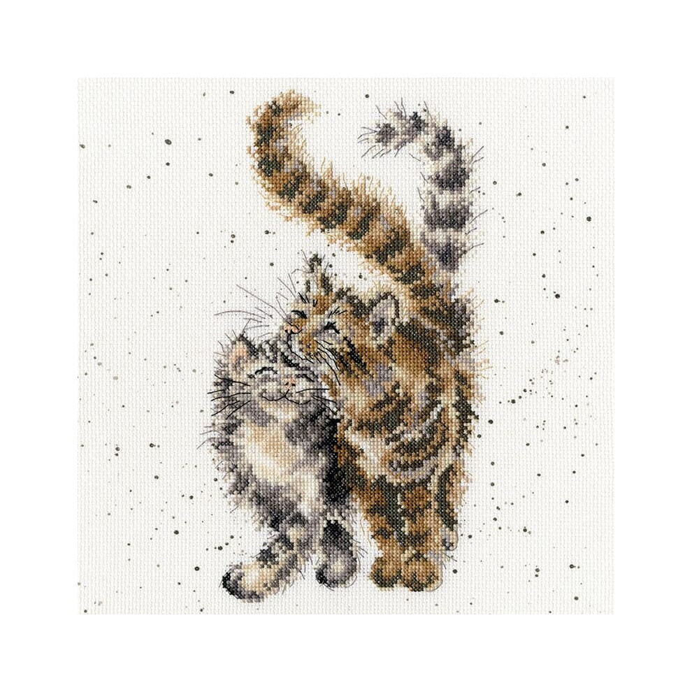 Feline Good (XHD60) Cross Stitch Kit by Wrendale Designs