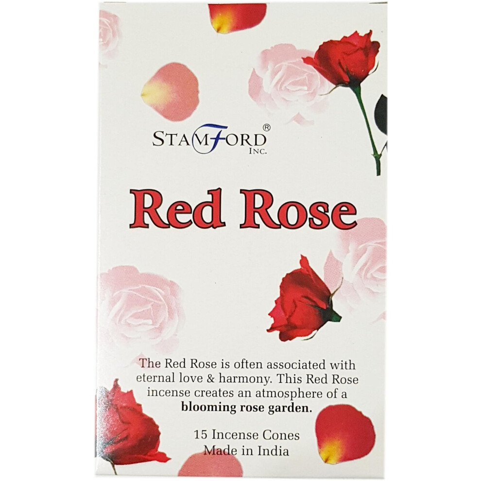 Stamford Hex Incense Cones - Red Rose-image-OPC-PF2NXT-NEW