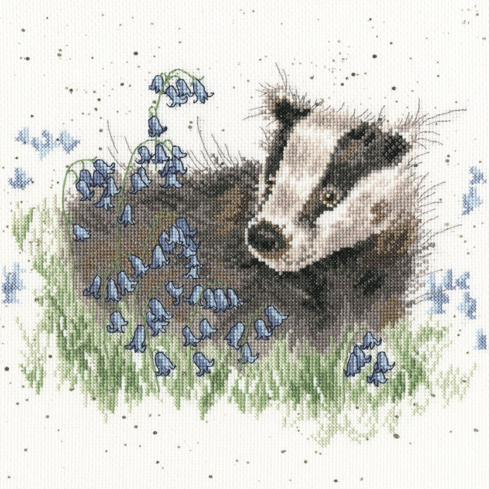 Bluebell Wood (XHD31) Cross Stitch Kit by Wrendale Designs