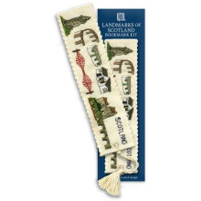 Landmarks of Scotland Counted Cross Stitch Bookmark Kit by Textile Heritage