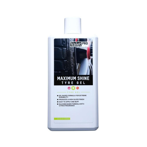 ValetPro DR15 Maximum Shine Tyre Gel 500 mL ~ 500 mL
