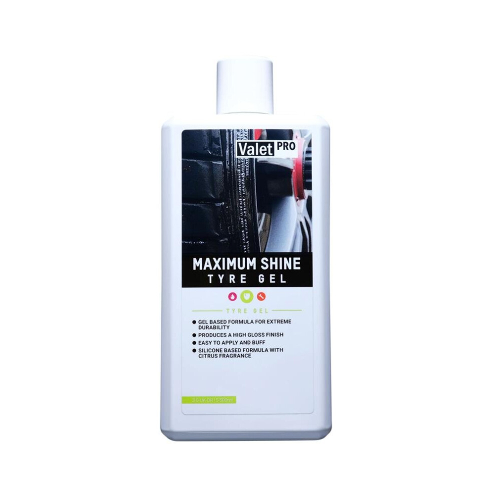Valetpro Dr15 Maximum Shine Tyre Gel 500 Ml ~ 500 Ml 6083000138342