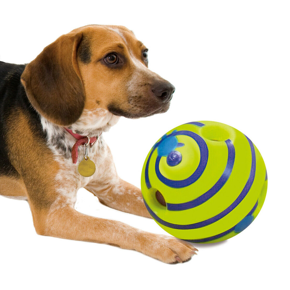 Wobble Wag Giggle Ball Dog Play Training Pet Toy With Funny Sound
