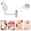 8 Inch 5X Magnifying Wall Mounted Makeup Mirror 2