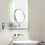 8 Inch 5X Magnifying Wall Mounted Makeup Mirror 3