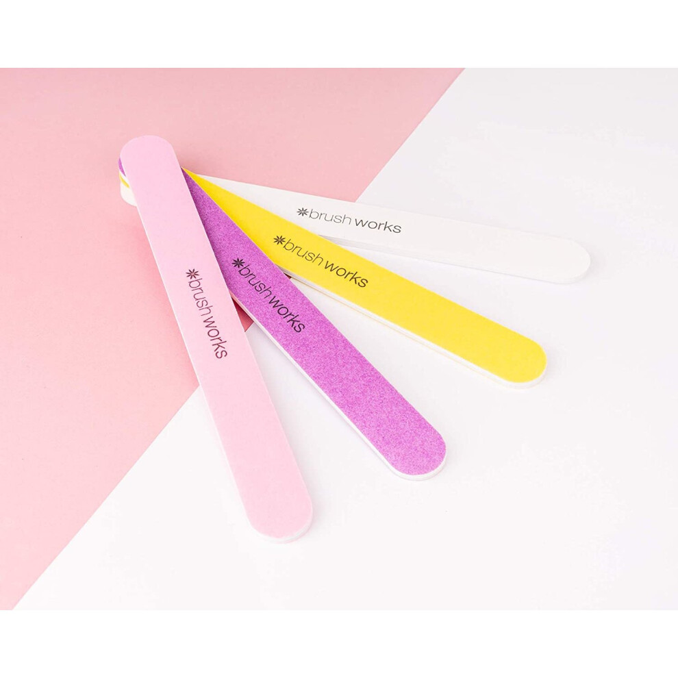 Brushworks Nail Files Coloured X4 - Image 4