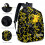 (09, 3PCS) Pokémon Pikachu Backpack Lunch Bag Pencil Case Set Kids Gift 6