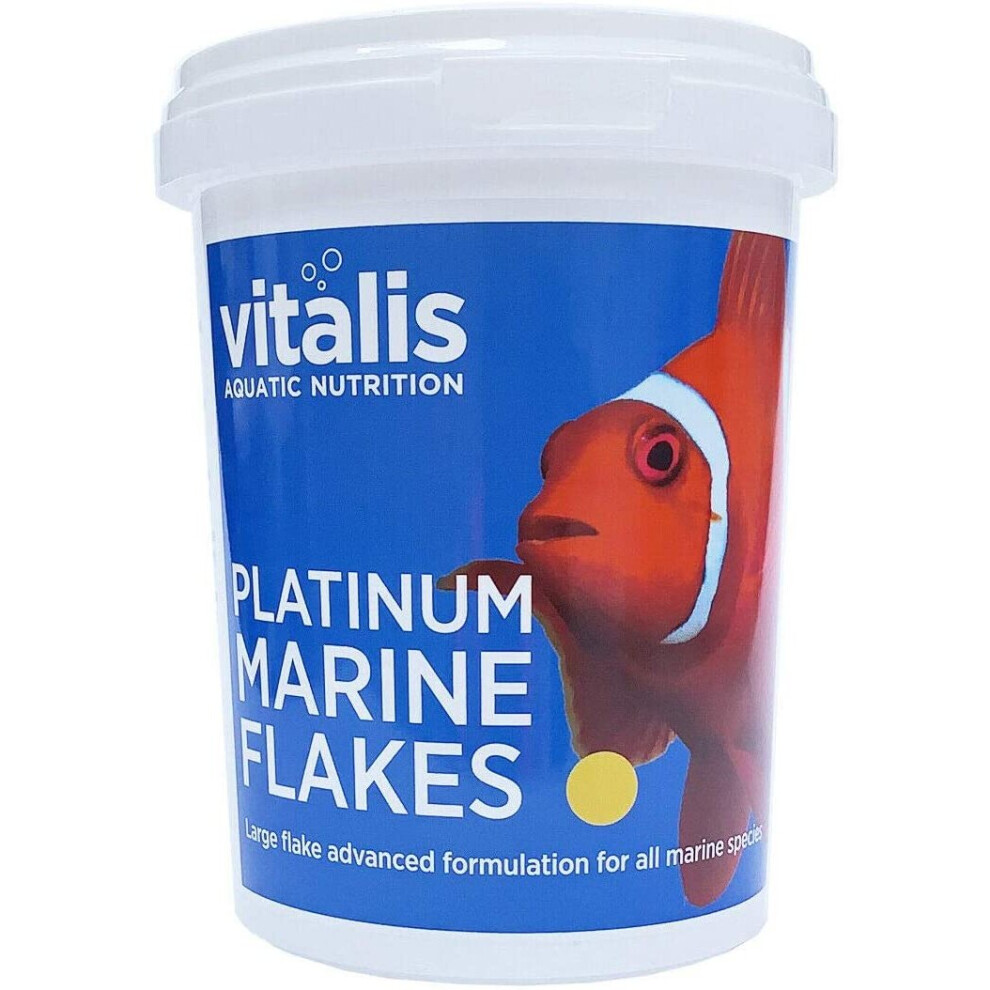 Vitalis Aquatic Nutrition Vitalis Platinum Marine Flakes 250G Fish Food