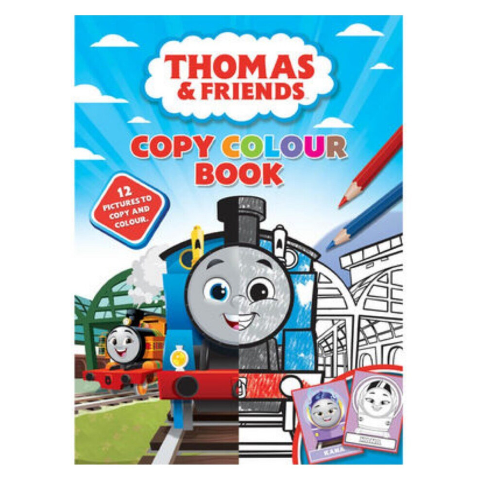 Thomas & Friends Copy Colour Book