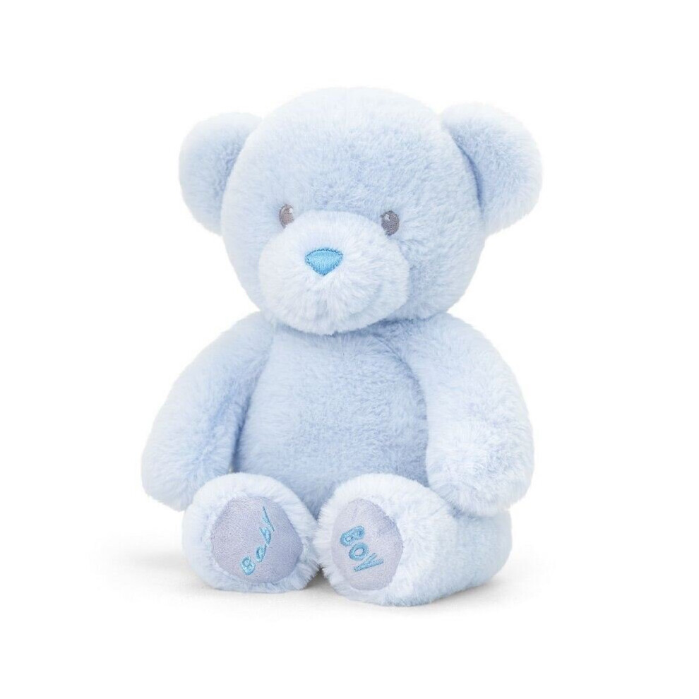 Keel Teddy Bear Boy Blue 100% Recycled By Toys - Plush Soft Toy