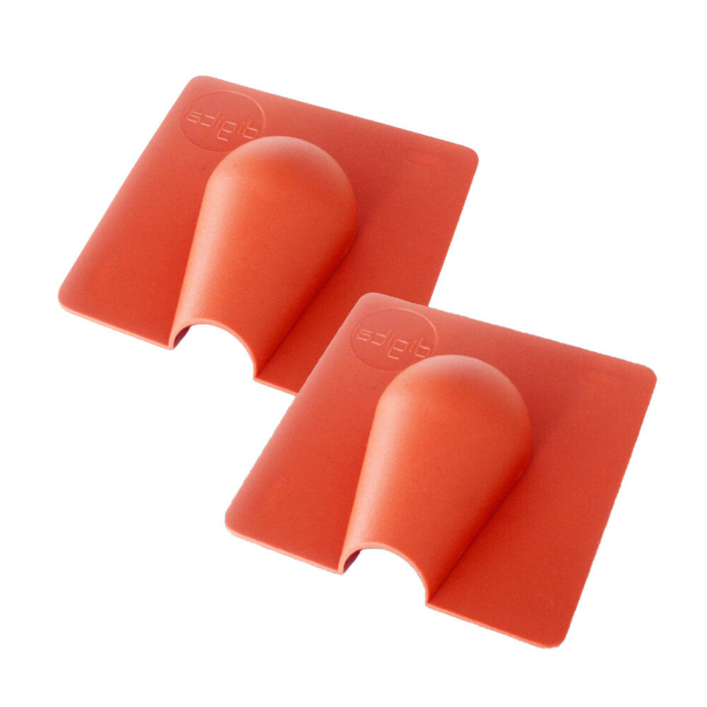 2 x Terracotta BRICK BUSTER / Blow Out Plate 10x10cm Satellite Aerial CableTidy Cover