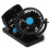 12V Twin Car Dash Fan 3