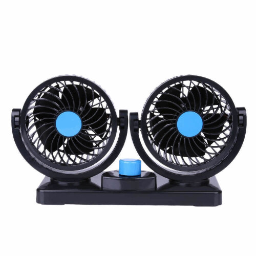 12V Twin Car Dash Fan 1