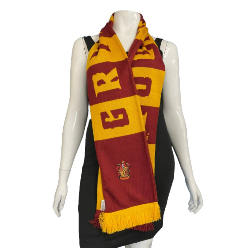 (Gryffindor Scarf) Harry Potter Hogwarts All House Scarf Knit Wool