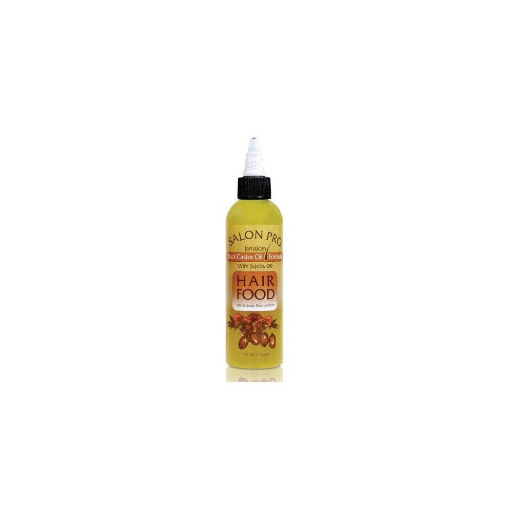 Salon Pro Black Hair Food Jamaican Castor Oil With Jojoba Oil 4 Oz