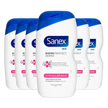 Sanex BiomeProtect Hypoallergenic Shower Gel 6x 450ml (6 pack)