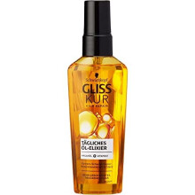 Gliss Kur Hair Oil Daily Oil Elixir (75 ml) olejek do wlosw suchych odzywia i udoskonala wlosy bez tlustych pozostalosci zawiera olej arganowy i wit