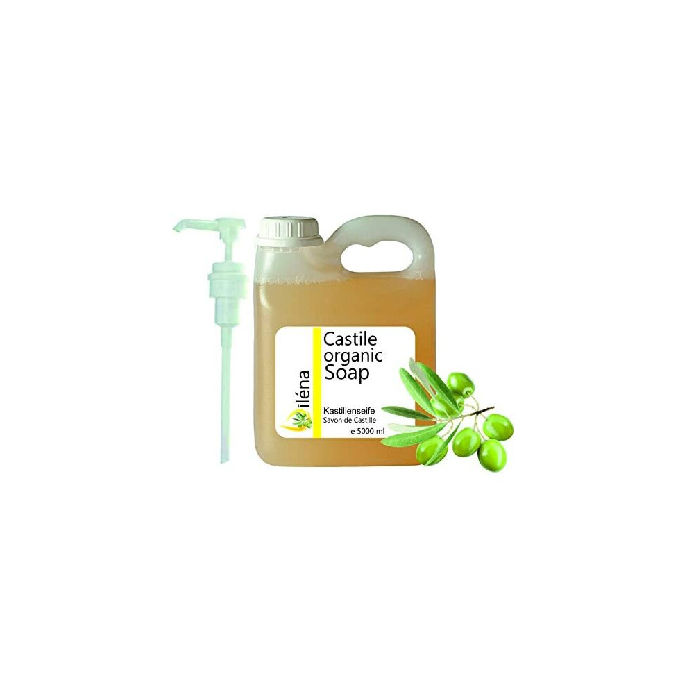 Oã¯Lã©Na Genuine Organic Castile Soap Based Solely On Olive Oil, Removes Blackheads, Facial, Hand, Body Cleansing Gel, Hair, Kitchen, Clothes. Clear Clea
