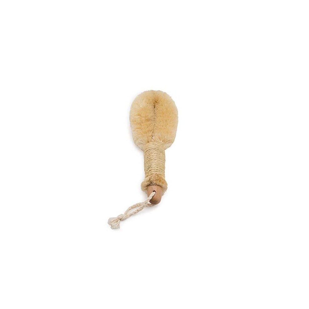 Grannaturals Bath & Shower Dry Skin And Body Sisal Brush | Naturals Fibers To Improve Blood Circulation, Exfoliate Skin, And Reduce Cellulite