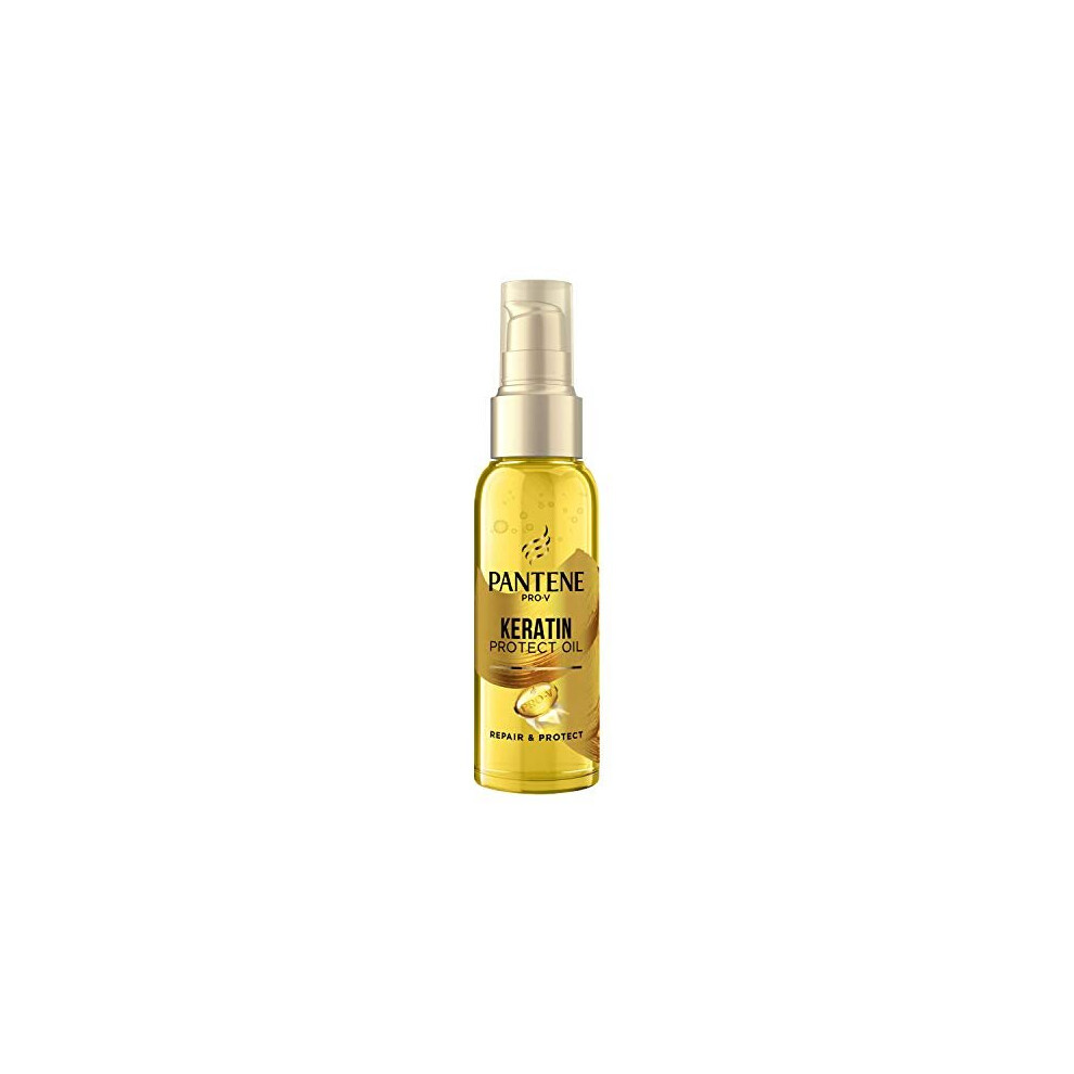 Pantene Pro-V Keratin Treatment Hair Oil, Hair Repair & Protect with Vitamin E, 100ml, For Dry, Damaged Hair