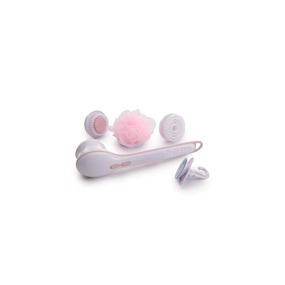 Finishing Touch Flawless Flawless Cleanse Spa, Electric Body Brush- With 3 Multi-Purpose Cleansing Heads For A Full Body Spa Experience