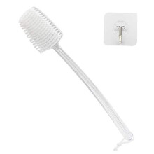 Mczcent Body Brush Dry Brushing Back Scrubber with Curved Plastic Long Handle Bath Shower Brush Dry Skin Exfoliating Cellulite Brush for men and