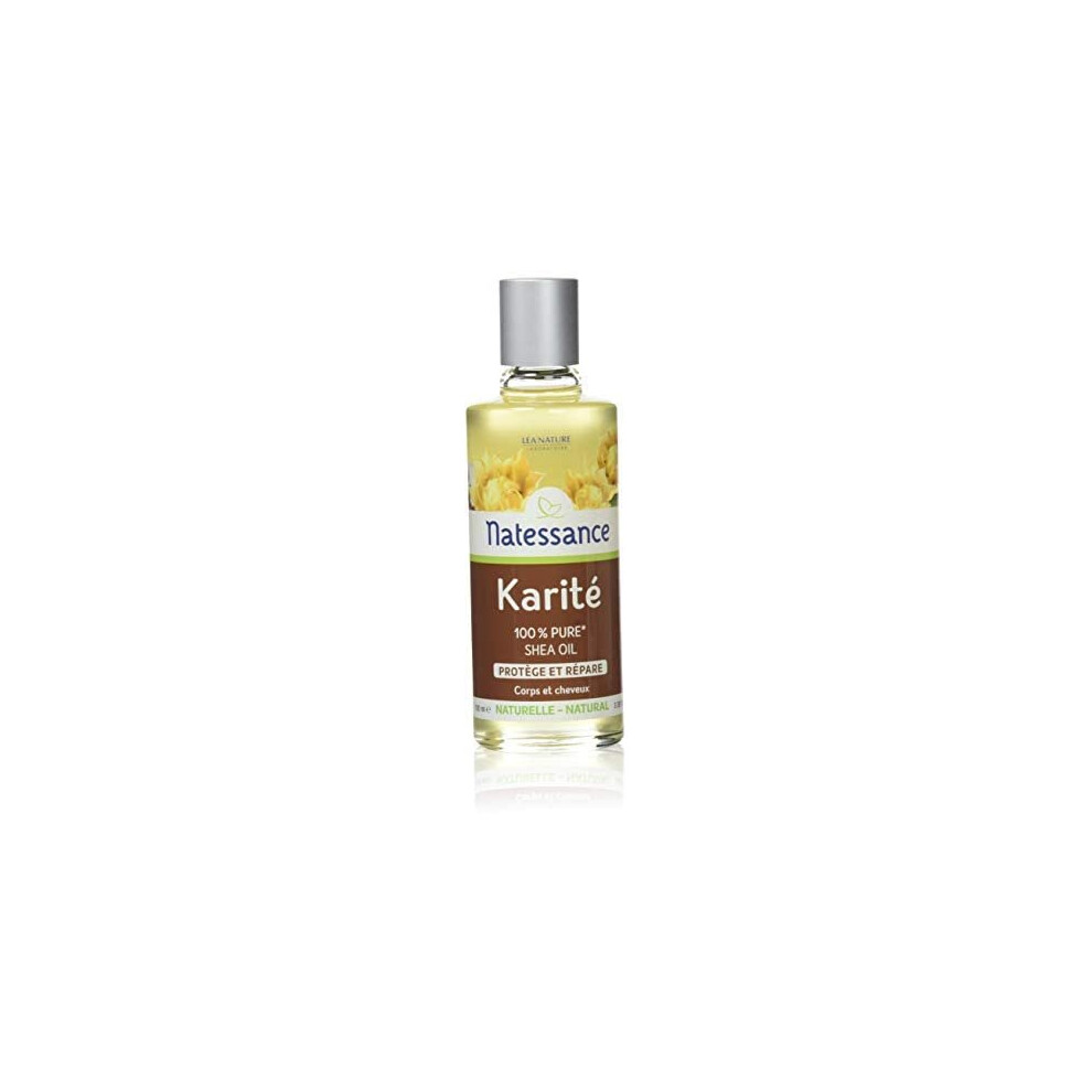 Natessance Nourishing And Restoring Shine To Hair Naturel Shea Oil, 100 Ml
