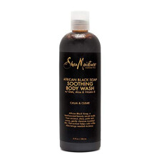 Shea Moisture African Black Soap Soothing Body Wash, 13 oz