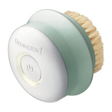 Remington Reveal B1000 Rotating Body Brush with Exfoliating and Natural Bristle Brush Head, White/Mint Green